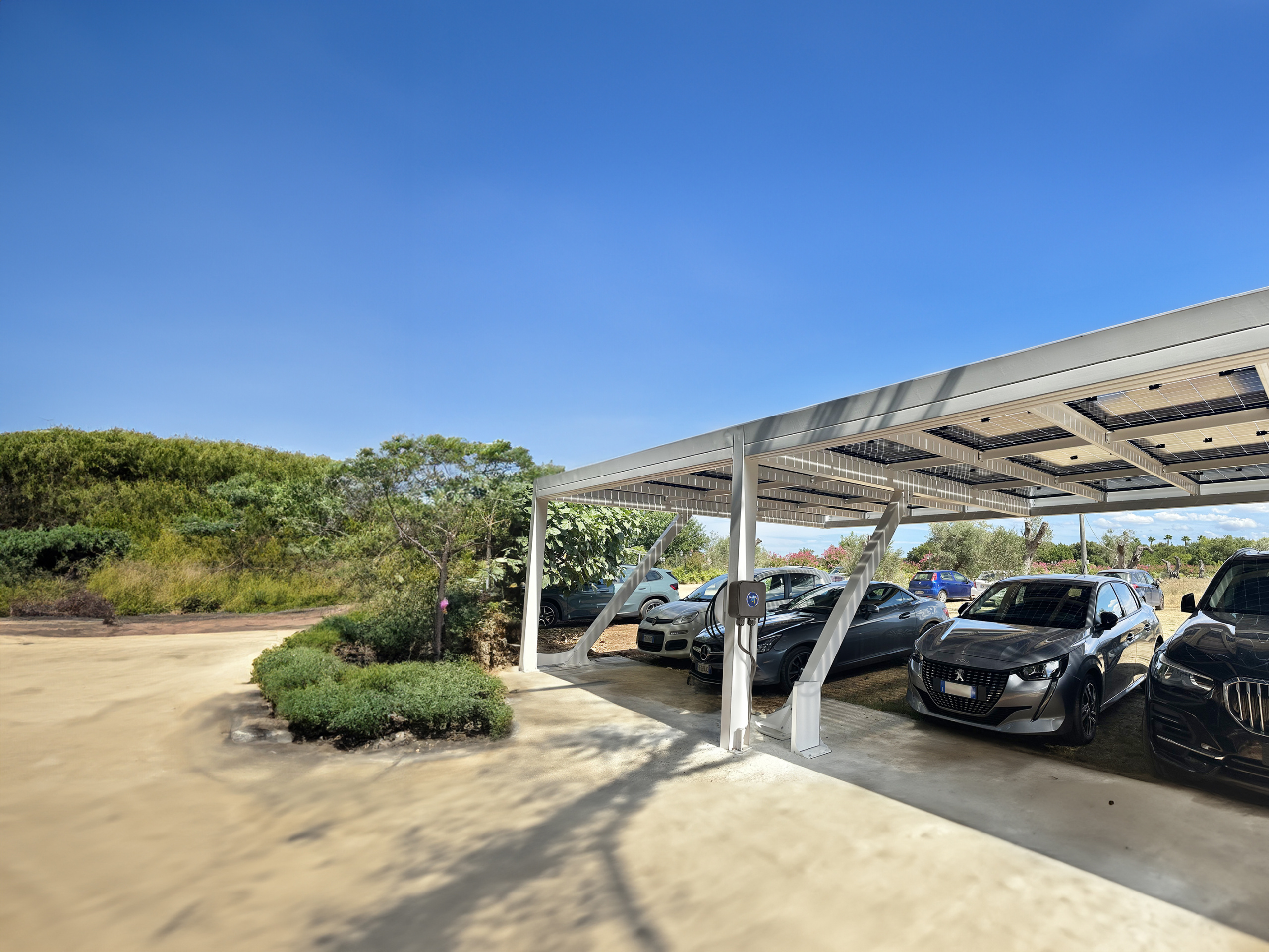 Parcheggio fotovoltaico Camer